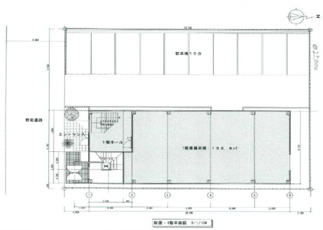 1階フロア約50坪　1階倉庫、2階事務所　駐車場10台付き｜大阪府吹田市江坂の不動産のトリム